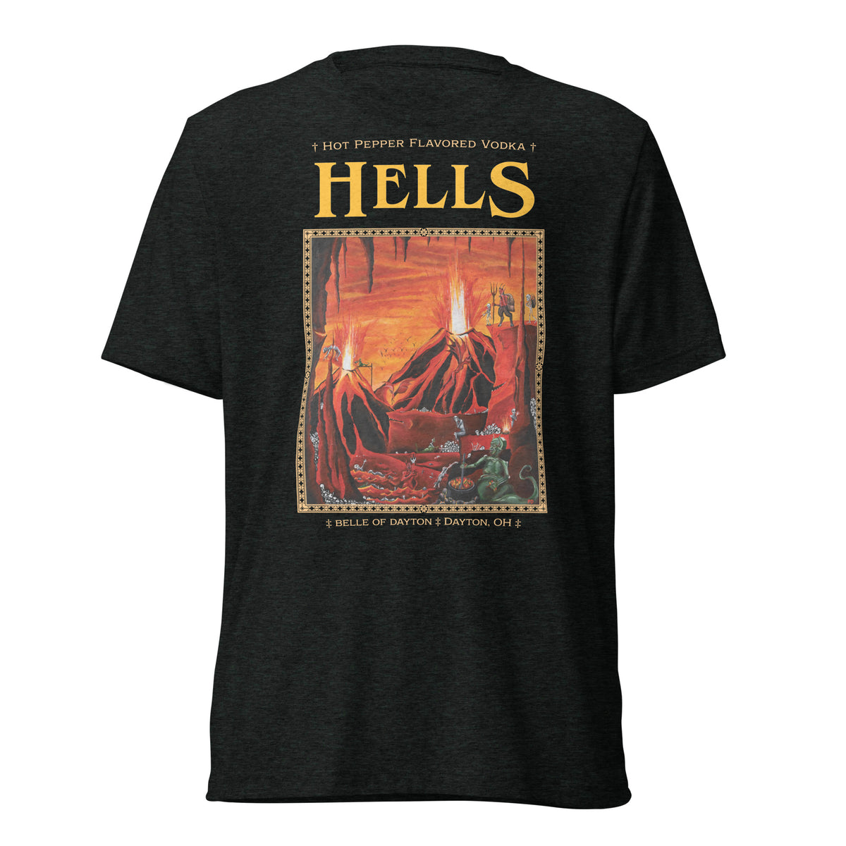 シナガ HELLS DEPT MIDNIGHT OTTO unisex-tri-blend-t-shirt-